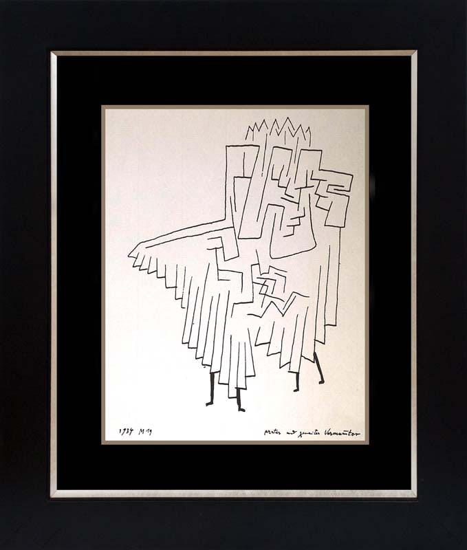 Paul Klee (Swiss-German 1879-1940) Color Plate Lithograph after Klee (1 of 1)