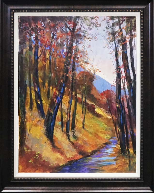 Michael Schofield (American 1947) Original Painting on canvas Landscape (1 of 1)