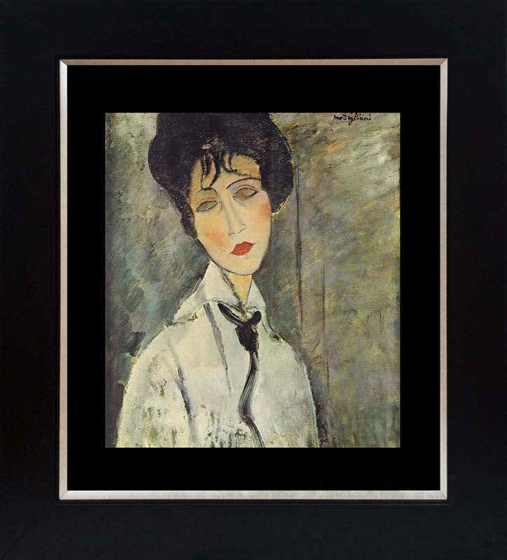 Modigliani (Italian 1884-1920) Color plate lithograph after Modigliani: Modigliani (Italian 1884-1920) Color plate lithograph after Modigliani Lithograph. Approx 24x20 inches. Custom framed. Limited edition. Includes documentation. Art Artwork Artist.