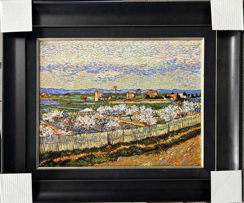 Vincent Van Gogh (Netherlands 1853-1890) color plate lithograph after Van Gogh: Vincent Van Gogh (Netherlands 1853-1890) color plate lithograph Approx 24x20 inches Includes documentation and is custom framed Art Artwork Artist.