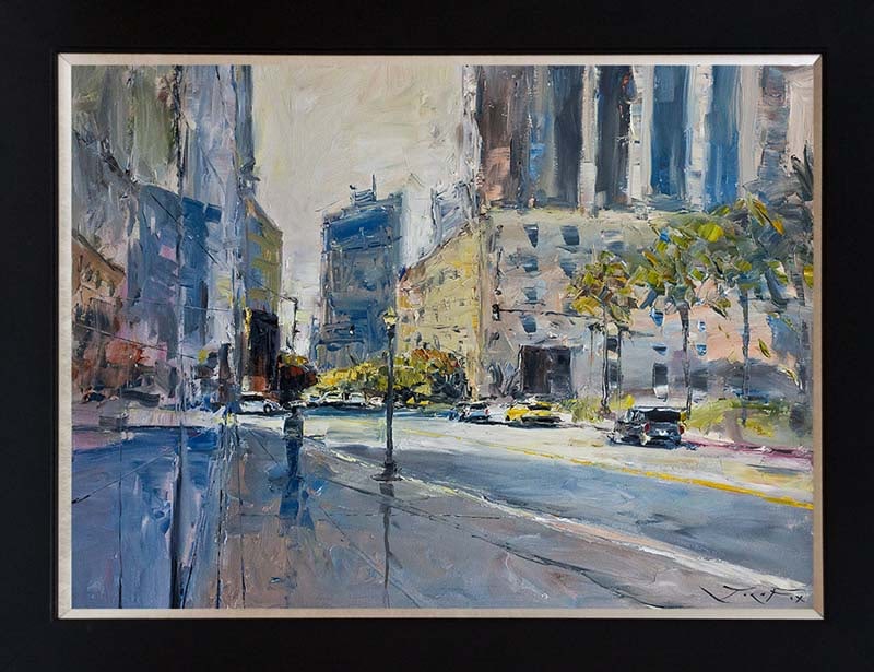 Jorn Fox (American 1954) original oil painting on canvas: Original oil painting on canvas Approx 30 x 40 inches. One-of-a-kind original. Hand signed by the artist Jorn Fox (American 1954) Custom Framed. Includes certificate of authenticity. This work was pur