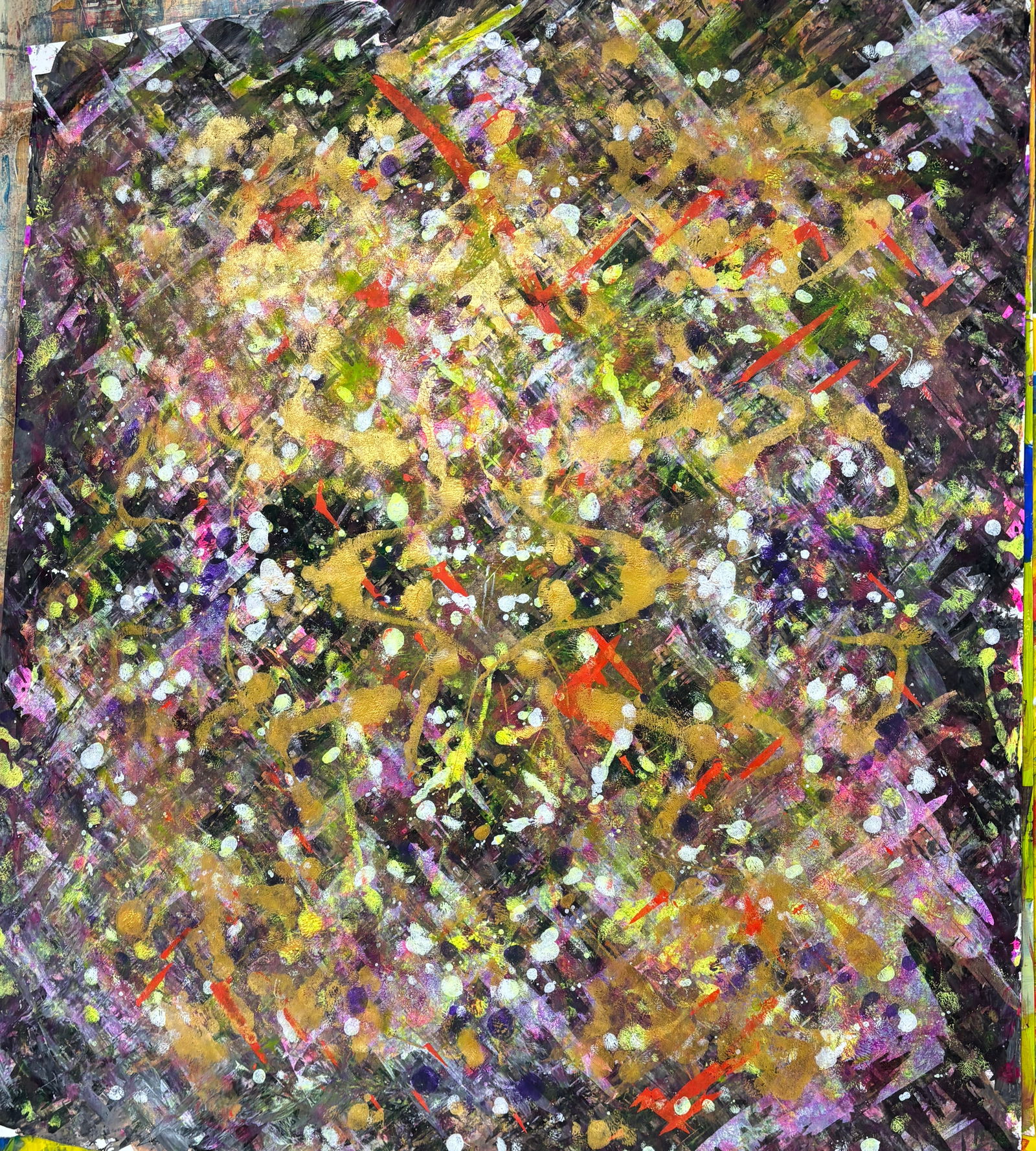 Original Painting on canvas by Art Chorny (American - Ukranian 1965) Abstract: Original Painting on canvas by Art Chorny Approx 30x40 inches One of a kind original Hand signed by the Artist and includes certificate of authenticity. Art Artwork Artist.