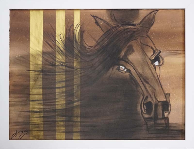 Gaylord Soli (American 1939) Original Painting on canvas: Gaylord Soli (American 1939) Original Painting on canvas 40x30 inches image size. One of a kind original. Hand signed by the artist. Custom framed and includes certificate. This work was purchased dir