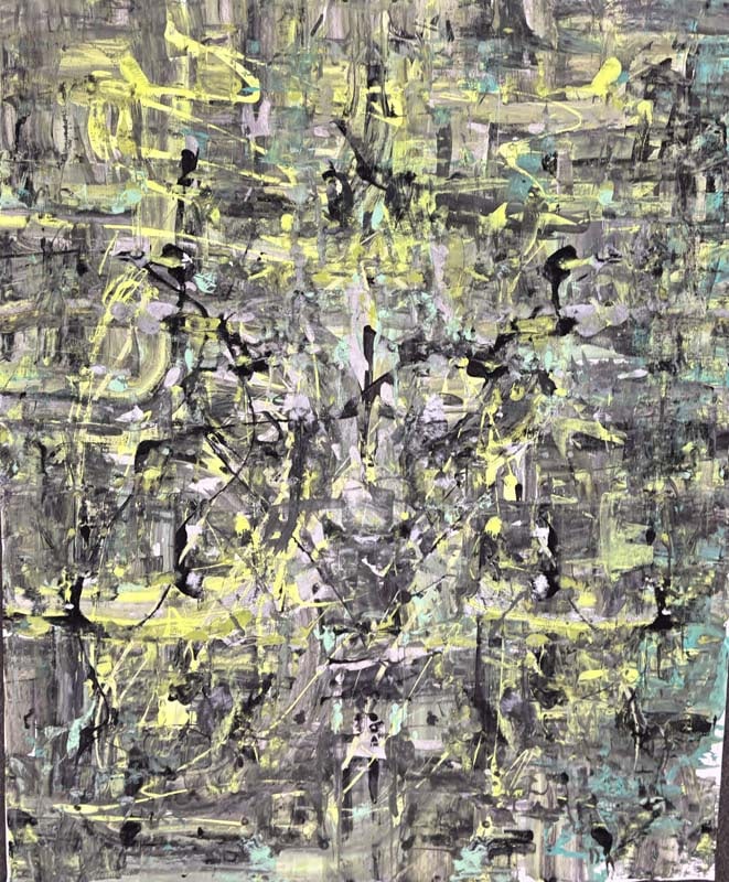 Original Painting on canvas by Art Chorny (American - Ukranian 1965) Abstract (1 of 1)