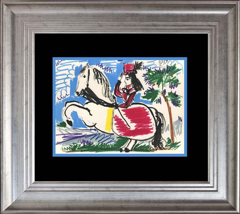 Pablo Picasso (Spanish 1881-1973) Color Plate Lithograph from 1991: Pablo Picasso (Spanish 1881-1973) Color Plate Lithograph from 1991Pablo Picasso Color Plate Lithograph from 1991. Approx 24x20 inches. Includes certificate. Custom framed. Art Artwork Artist.