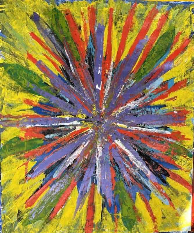 Original Painting on canvas by Art Chorny (American - Ukranian 1965) Abstract (1 of 1)