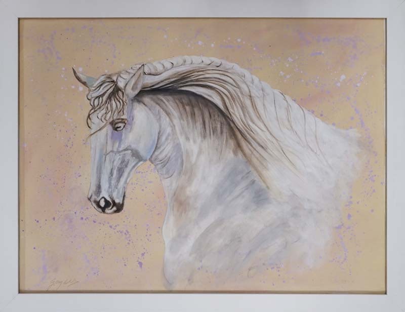 Gaylord Soli (American 1939) Original Painting on canvas: Gaylord Soli (American 1939) Original Painting on canvas 40x30 inches image size. One of a kind original. Hand signed by the artist. Custom framed and includes certificate. This work was purchased dir