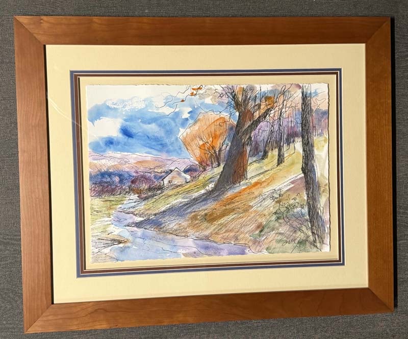 Michael Schofield (American 1947) Original painting on paper: Michael Schofield (American 1947) Original painting on paperOriginal painting on paper lOne of a kind original by Michael Schofield Hand signed by the artist. On canvas Approx 28x24 inches One of a ki