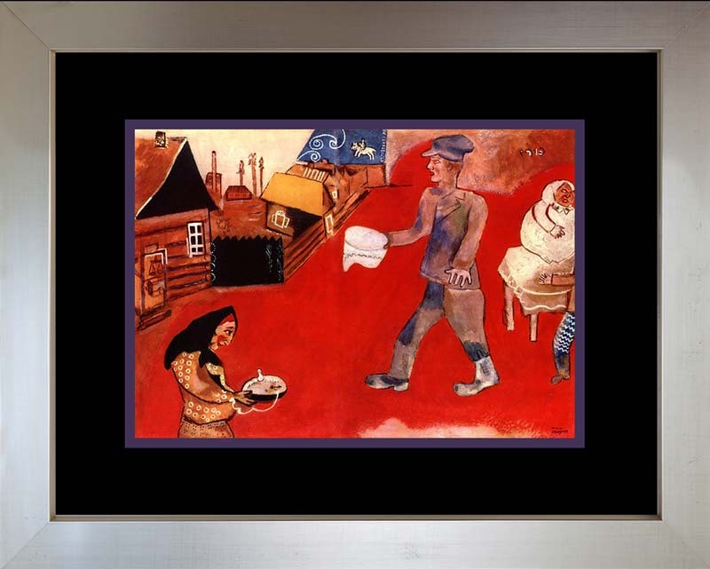 Chagall Lithograph after Chagall: Chagall Lithograph after ChagallPaul Gauguin Color Plate Hermitage Collection. Lithograph. Approx 20x24 inches. Custom framed. Includes Certificate of Authenticity. Museum Quality Lithograph. Art