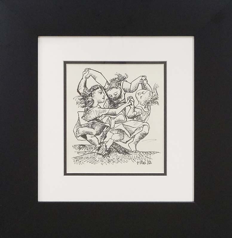 Pablo Picasso (Spanish 1881-1973) Lithograph over 60 years ago War and Peace (1 of 1)