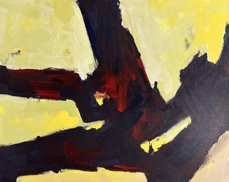 Michael Schofield (American 1947) Original Abstract on canvas by Michael Schofield (1 of 1)