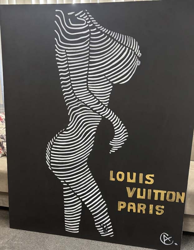 Original Painting on canvas by Art Chorny (American - Ukranian 1965): Original Painting on canvas by Art Chorny (American - Ukranian 1965)Original Painting on canvas by Art Chorny. Approx 60x40 inches One of a kind original Hand signed by the artist and includes certifi