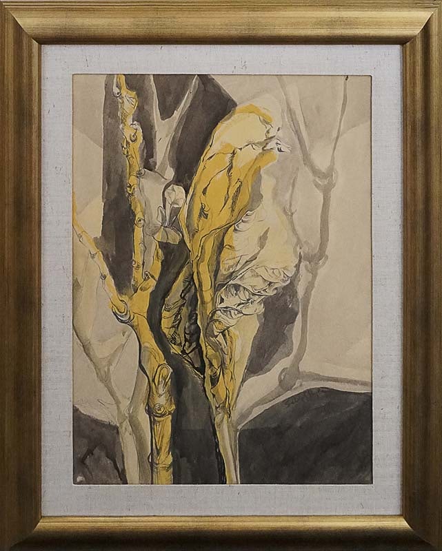 Original Mixed Media Painting Painting on paper Collins: Original Mixed Media Painting Painting on paper Collins. Approx. 26x20 inches. Includes Certificate. Custom framed. Art Artwork Artist.