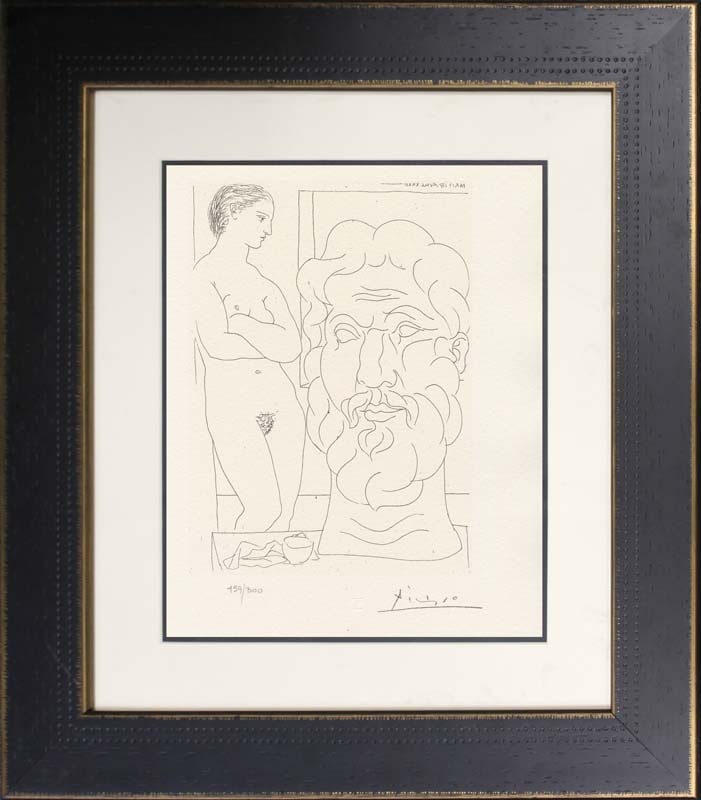 Pablo Picasso (Spanish 1881-1973) lithograph limited edition with museum official stamp (1 of 1)