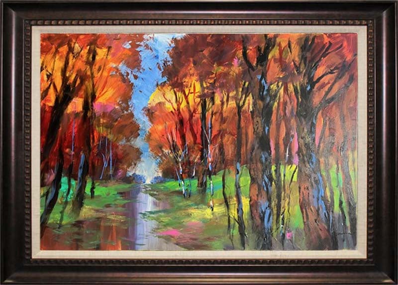 Michael Schofield (American 1947) Original by Michael Schofield (American 1947) on canvas: by Michael Schofield (American 1947) Original Painting on canvas. Hand signed by the artist. Approx 30 x40 inches. One of a kind original. Includes certificate Custom framed. This work was purchased d