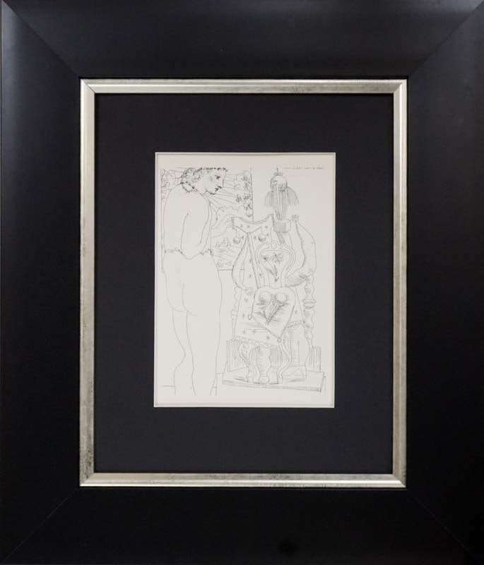 Pablo Picasso (Spanish 1881-1973) Original Lithograph 1956 Vollard Collection: Pablo Picasso (Spanish 1881-1973) Lithograph from Suite Vollard, 1956. A stunning impression of the original etching. Approx 20x24 inches Custom framed and includes certificate Art Artwork Artist.