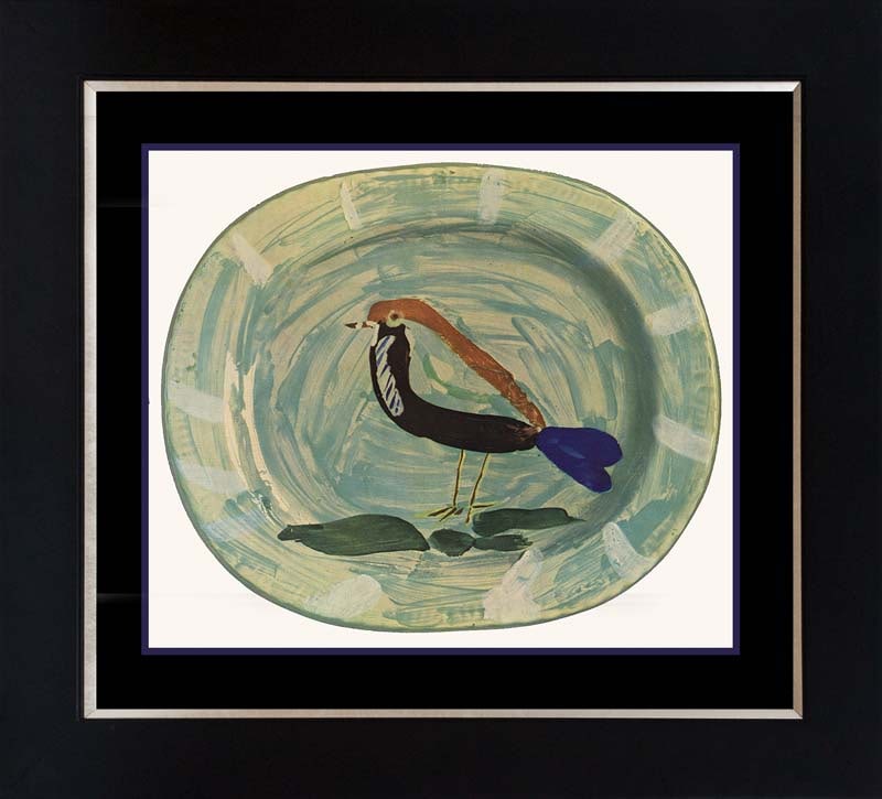 Pablo Picasso (Spanish 1881-1973) Serigraph embossed 1968: Pablo Picasso (Spanish 1881-1973) Serigraph embossed Approx 26x20 inches Custom framed Includes certificate. Art Artwork Artist.