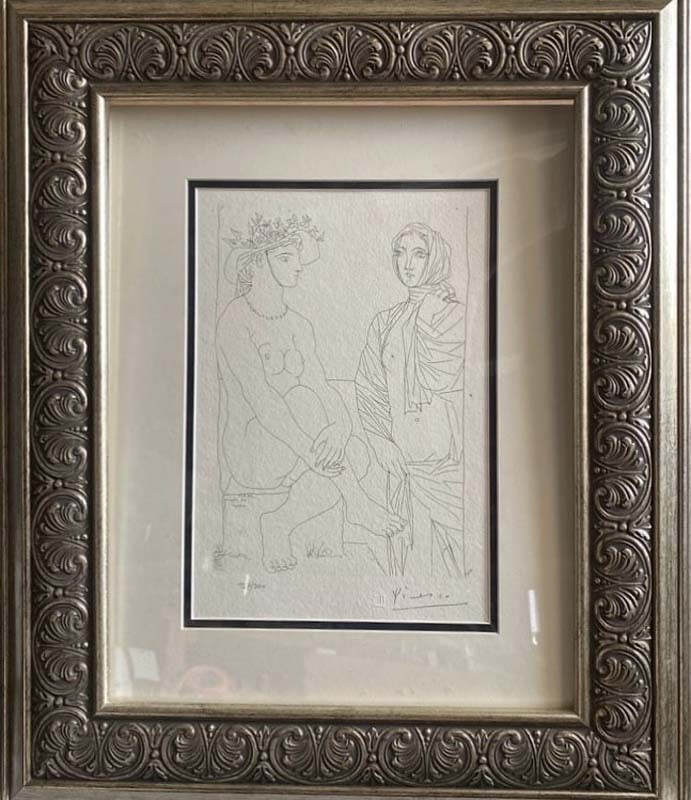 Pablo Picasso (Spanish 1881-1973) lithograph numbered limited edition of 300 with official Museum (1 of 1)