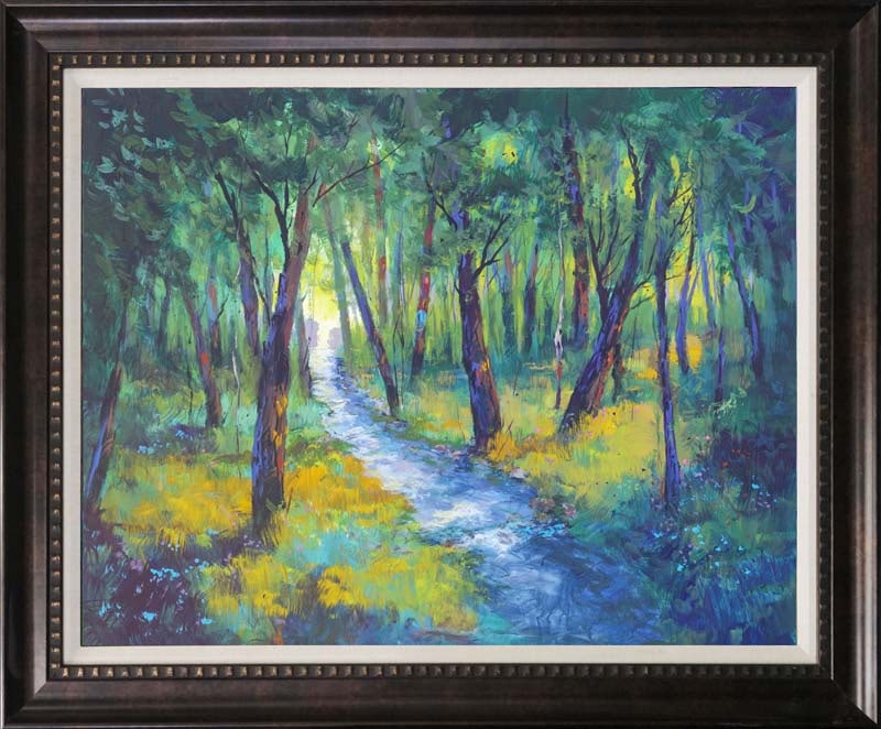 Michael Schofield (American 1947) Original on canvas Landscape painting: Michael Schofield (American 1947) Original oil on on canvas 40x30 inches One of a kind original. Hand signed by the artist. Custom framed and certificate of authenticity Art Artwork Artist.