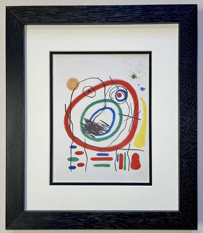 Joan Miro Color Plate Lithograph 1968 (1 of 1)