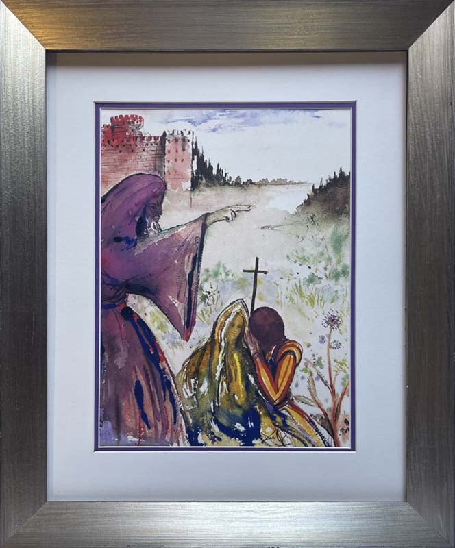 Salvador Dali (Spanish 1904-1989) Limited Edition Lithograph Romeo and Juliet 1976: Salvador Dali (Spanish 1904-1989) Romeo & Juliet Suite from 1976 on paper. Limited Edition Lithograph. Hand signed and signed in the plate. Salvador Dali Original Lithograph. Includes reference and do