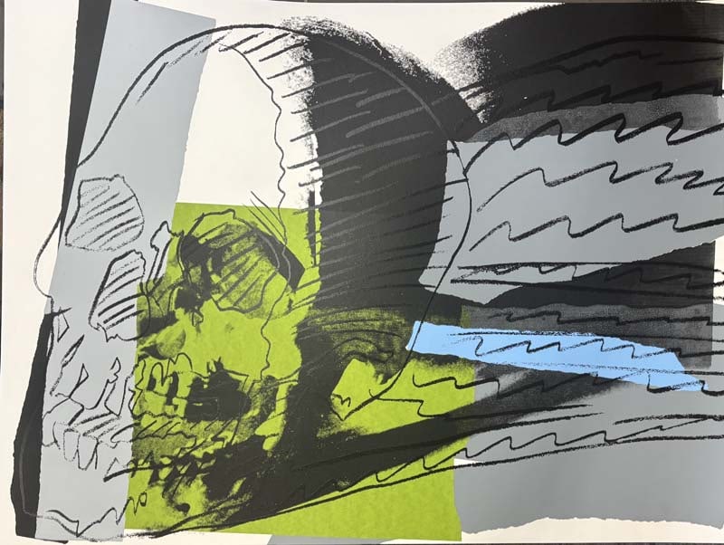 Andy Warhol (American 1928-1987) Serigraph Skulls 1976 (1 of 1)