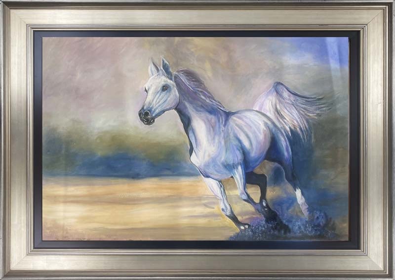 Gaylord Soli (American 1939) Original Painting on canvas: Gaylord Soli (American 1939) Original Painting on canvasGaylord Soli Original oil painting on canvas One of a kind original. Hand signed by the artist. 24 x 36 inches approx image size Includes certif