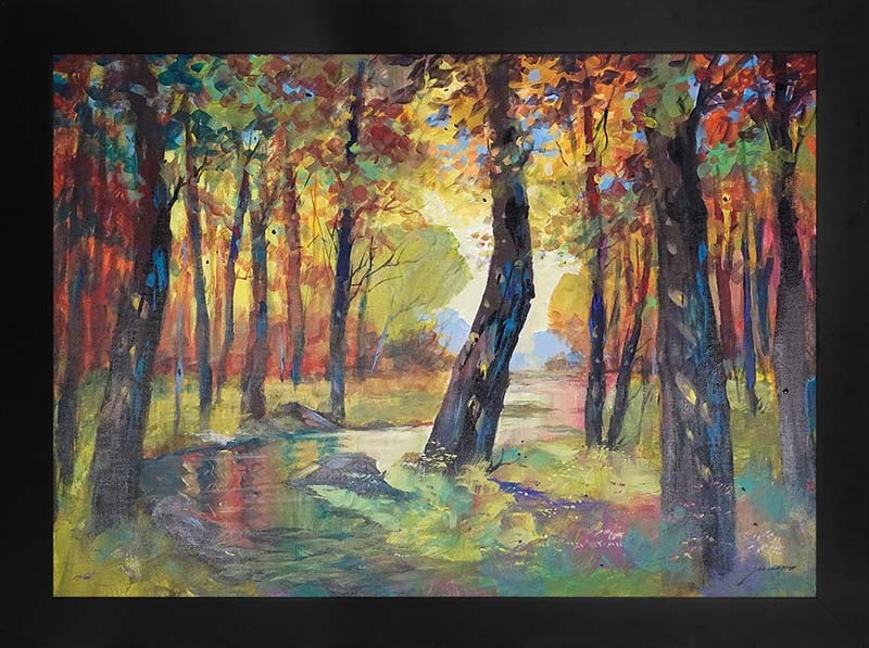 Michael Schofield (American 1947) Original Painting on canvas landscape: Michael Schofiel (American 1947)d Landscape Original. 40 x 30 inches approx. One of a kind original. Hand signed by the artist. Includes certificate of authenticity. This work was purchased directly f