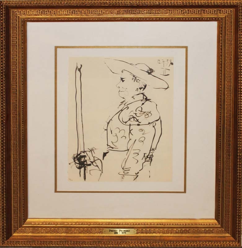 Pablo Picasso (Spanish 1881-1973) Toros Lithograph Limited Edition Lithograph (1 of 1)