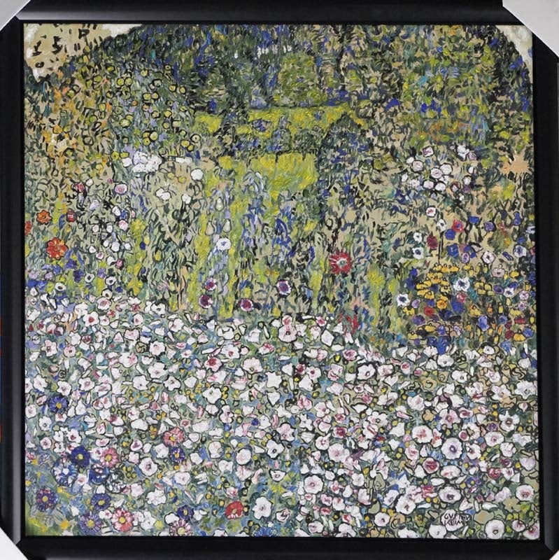 Gustav Klimt (Austrian 1862-1918) on canvas Klimt 32x32 inches approx: Gustav Klimt (Austrian 1862-1918) on canvas after Klimt Signed in the plate Limited Edition of 25 Approx 32 x 32 image Includes certificate and is custom framed. Art Artwork Artist.