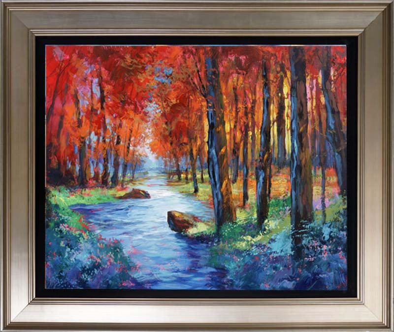Michael Schofield (American 1947) Original Landscape on canvas: Michael Schofield (American 1947) Original Painting on canvas. Approx. 44x34 inches. One-of-a-kind original. Hand signed by the artist. Includes certificate of authenticity. This work was purchased di