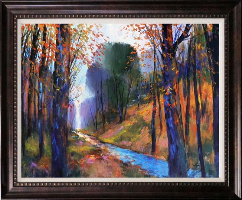 Michael Schofield (American 1947) Original Landscape on canvas: Michael Schofield (American 1947) Original Painting on canvas. Approx. 40x30 inches. One-of-a-kind original. Hand signed by the artist. Includes certificate of authenticity. This work was purchased di