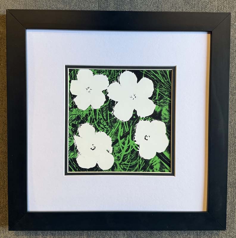 Andy Warhol (American 1928-1987) Mickey Mouse color plate lithograph: Andy Warhol (American 1928-1987) Andy Warhol Marilyn Monroe color plate lithograph custom framed and approx 20x18 inches Includes certificate Art Artwork Artist.