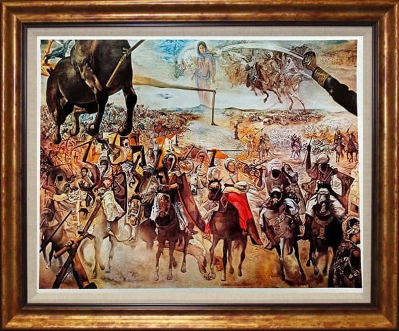 Salvador Dali (Spanish 1904-1989) Lithograph Limited Edition: Salvador Dali (Spanish 1904-1989) Lithograph Limited Edition Lithograph Signed and numbered. Approx 24x18 image size custom framed and includes certificate of authenticity. Art Artwork Artist.