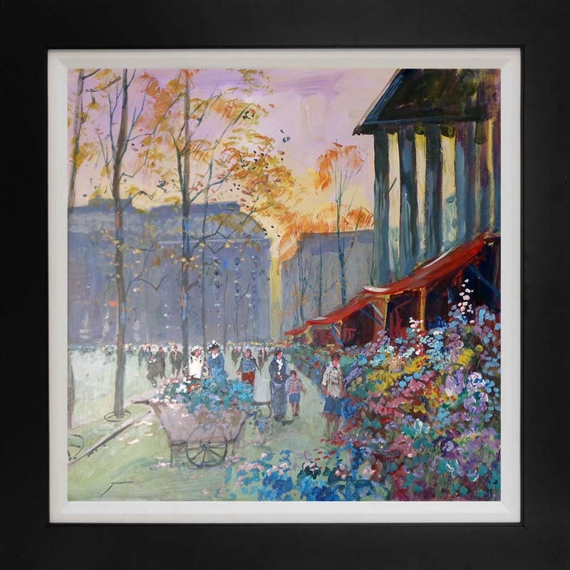 Michael Schofield (American 1947) original painting on panel: Michael Schofield (American 1947) original on panel Hand signed by the artist One of a kind original Approx 30x30 inches Includes certificate and is custom framed. This work was purchased directly fro