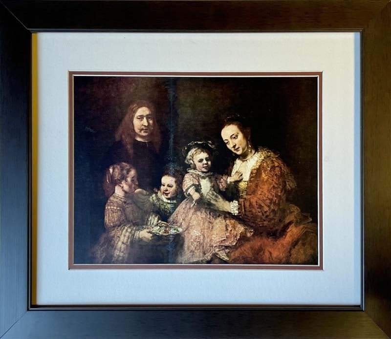 Rembrandt (Dutch, 1606-1669) Color Plate Lithograph after Rembrandt: Rembrandt (Dutch, 1606-1669) color plate lithograph Approx 24x20 inches Custom framed and includes certificate Art Artwork Artist.