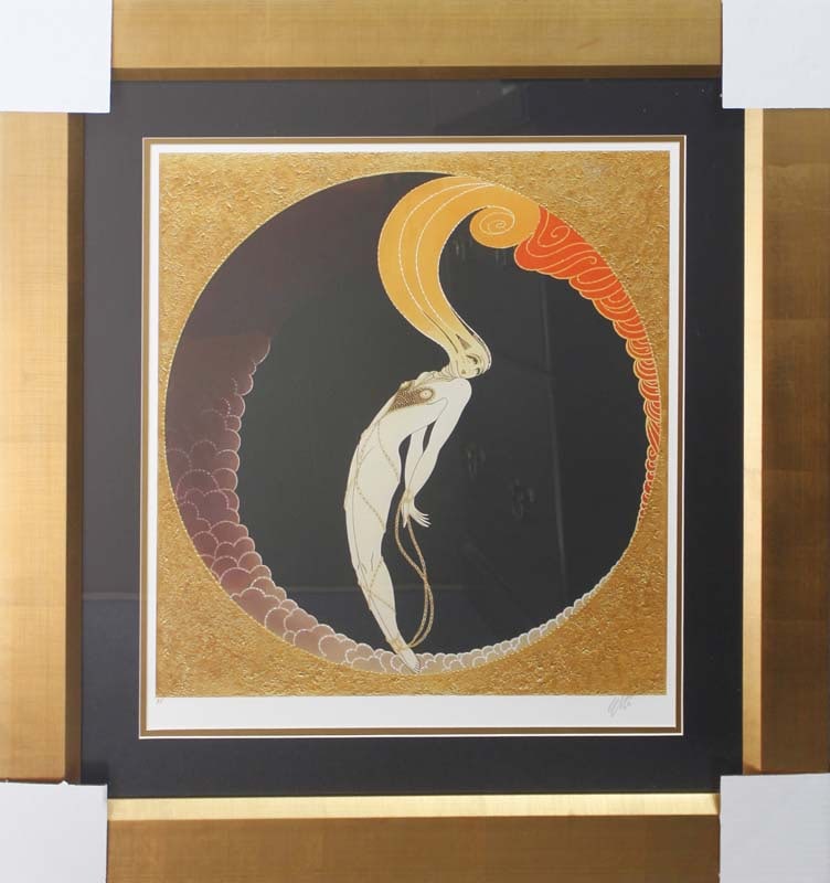 Erte (Russian-French-1892-1990) Lithograph Circle of Love (1 of 1)