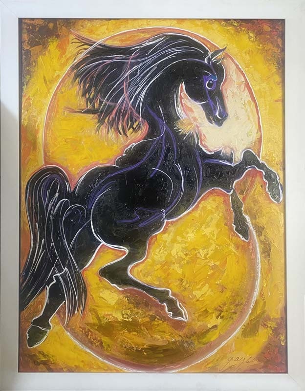 Gaylord Soli (American 1939) Original Mixed Media Painting on canvas (1 of 1)