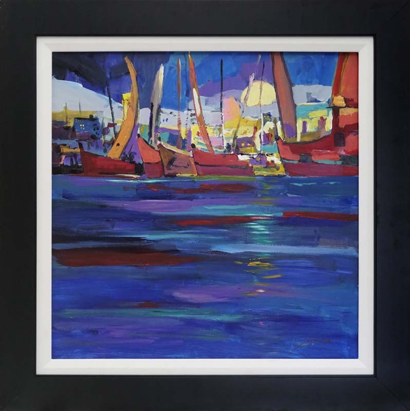 Michael Schofield (American 1947) Original painting on board by Michael Schofield (1 of 1)