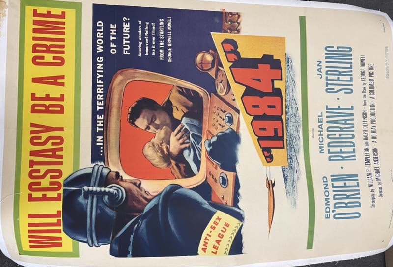 Original Lithograph vintage poster with backing.: Original Lithograph vintage poster with backing. Approx 40x30 inches. Art Artwork Artist.