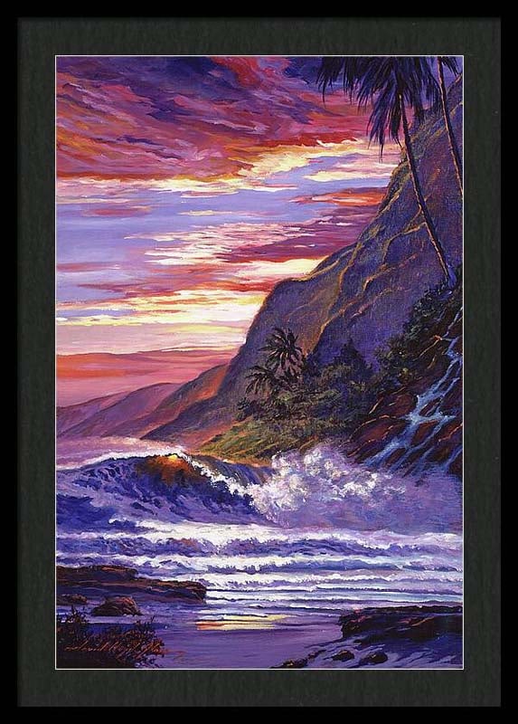 David Lloyd Glover (Canadian 1949) Paradise Beach by David Lloyd Glover Original Mixed Media: Paradise Beach by David Lloyd Glover Original Mixed Media Painting on canvas Hand signed by the artist One of a kind original. 24x18 inches image size custom framed and includes certificate of authent