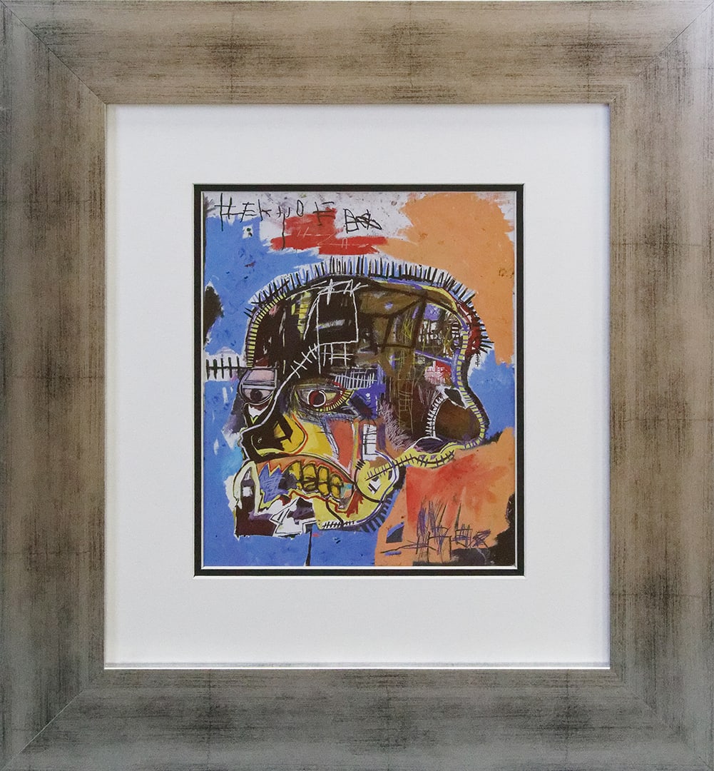 Jean-Michel Basquiat (American 1960-1988) Art Print: Jean-Michel Basquiat (American 1960-1988) Color Plate Lithograph from 1984. Approx 22x20 inches. Professionally framed. Includes Certificate of Authenticity. Art Artwork Artist.