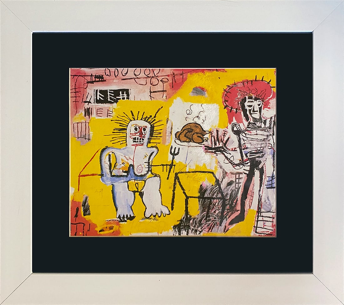 Jean-Michel Basquiat (American 1960-1988) Color Plate Lithograph from 1984 by Jean-Michel Basquiat. (1 of 1)