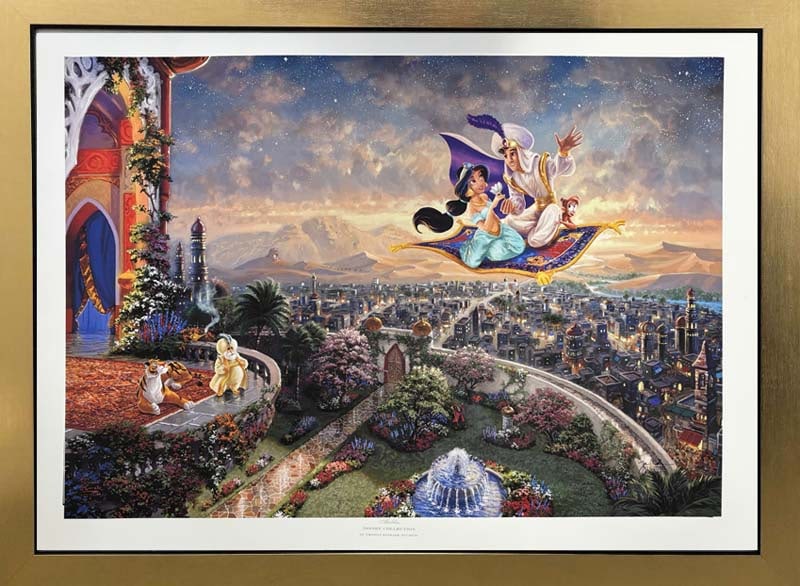 Thomas Kinkade (American 1958-2012) Aladdin by Thomas Kinkade Limited First Edition Original (1 of 1)