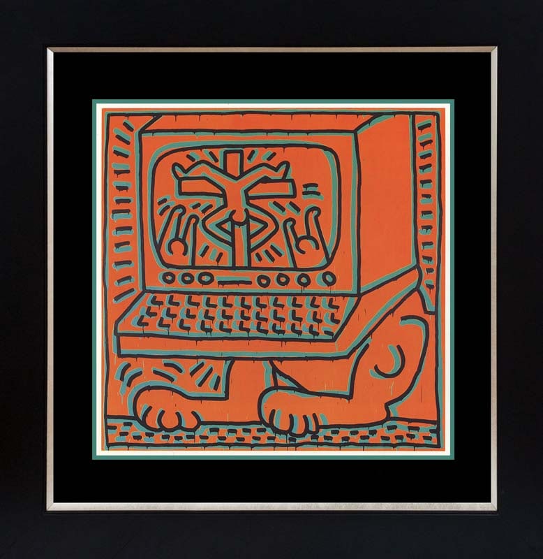 Keith Haring (American 1958-1990) Lithograph Haring (1 of 1)