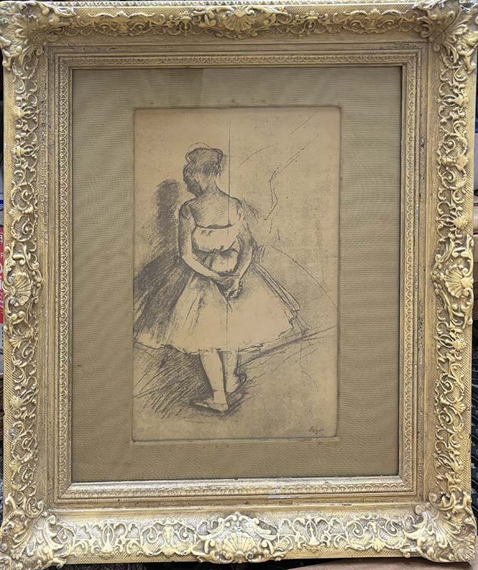 Edgar Degas lithograph (1 of 1)