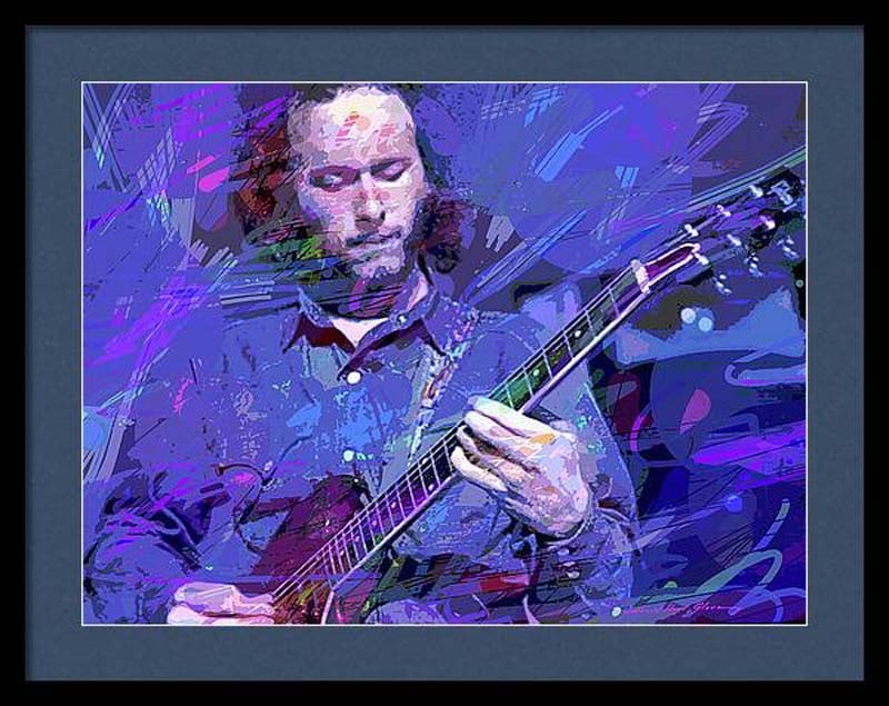 Glover (Canadian, 1949) Robby Kreiger The Doors Original mixed media on canvas by David Lloyd Glover: Glover (Canadian, 1949) Robby Kreiger The Doors Original mixed media on canvas by David Lloyd Glover (Canadian 1949) Robby Kreiger Original mixed media on canvas by David Lloyd Glover Original One of