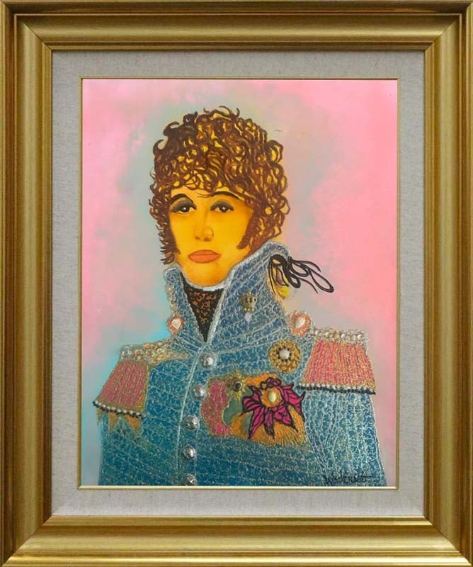 William Verdult (Dutch 1939-2016) Original oil on board Kings and Queens series bejewelled: William Verdult (Dutch 1939-2016) Original oil on board Kings and Queens series bejewelledWilliam Verdult Original oil on board Kings and Queens series Bejeweled 30x24 inches image size on board bejew