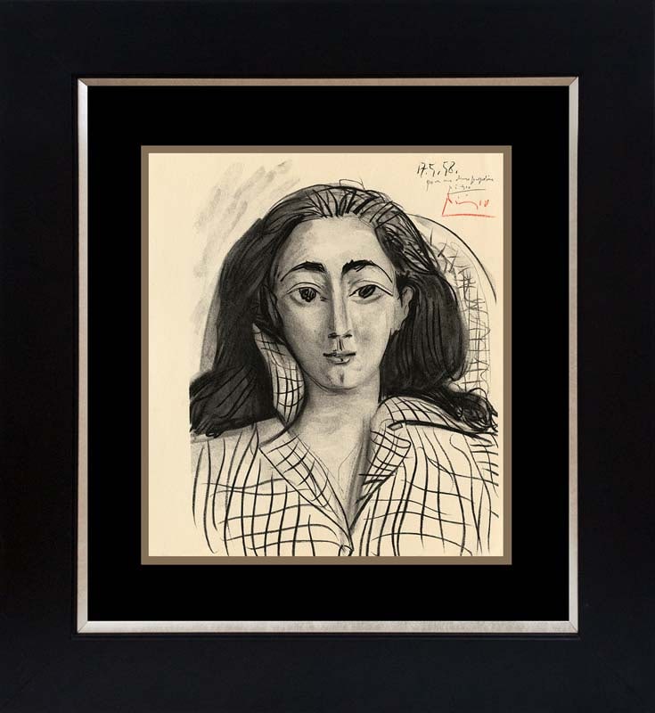 Pablo Picasso (Spanish 1881-1973) Original Lithograph: Pablo Picasso (Spanish 1881-1973) Original LithographPablo Picasso Original Lithograph signed in the plate from 1976. Approx. 20x22 inches. Professionally framed. Includes certificate of authenticity.