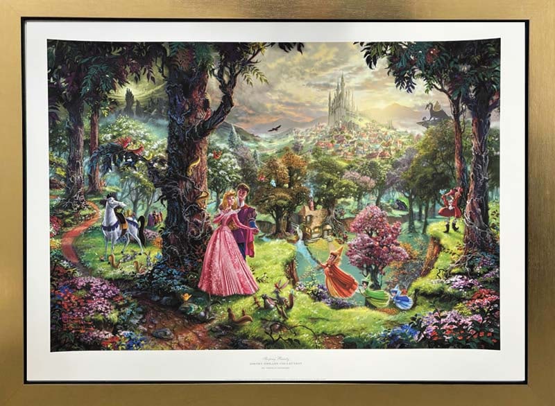 Sleeping Beauty by Thomas Kinkade Limited First Edition Original Lithograph: Sleeping Beauty by Thomas Kinkade Limited First Edition Original LithographLimited First Edition Lithograph by Thomas Kinkade. Sleeping Beauty. From the Disney Dreams Collection. Published by Art Bran